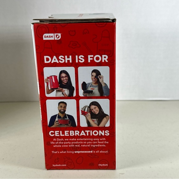 New In Box, Dash Light Blue Snowman mini waffle maker - Picture 4 of 8